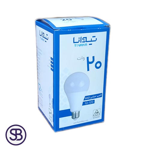 قیمت و خرید لامپ ال ای دی 20 وات تیوانا رنگ آفتابی مدل حبابی با کیفیت و گارانتی اصالت و صحت کالا و ارسال به سراسر کشور با ضمانت اصالت کالا | سهند بی استور