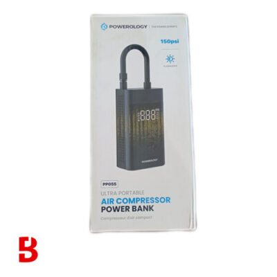 قیمت و خرید پاوربانک و پمپ باد پاورولوژی مدل PP055 | سهند بی استور