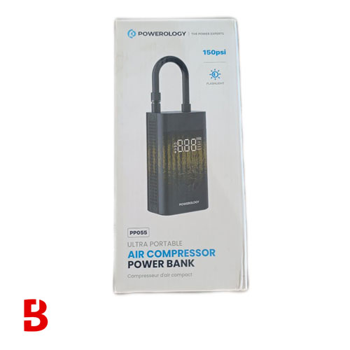 قیمت و خرید پاوربانک و پمپ باد پاورولوژی مدل PP055 | سهند بی استور