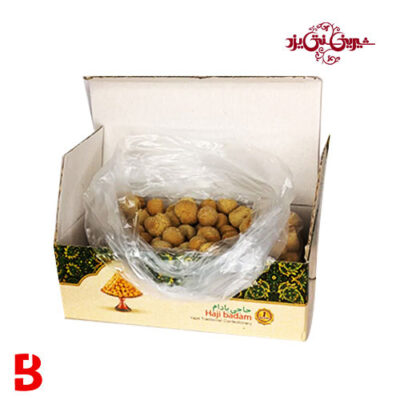 قیمت و خرید حاجی بادام شیرینی سنتی یزد مدل کادویی وزن 400 گرم | سهند بی استور
