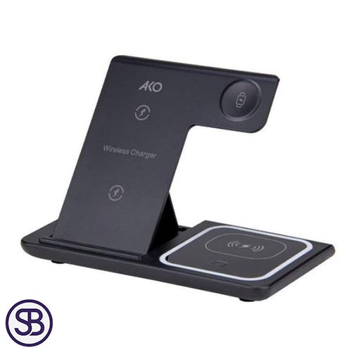 هولدر-لمسی قیمت و خرید شارژر وایرلس آکو مدل AW-3 | سهند بی استور