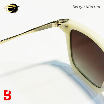قیمت و خرید عینک آفتابی زنانه سرجیو مارتینی کد 82605 رنگ کرمی | سهند بی استور