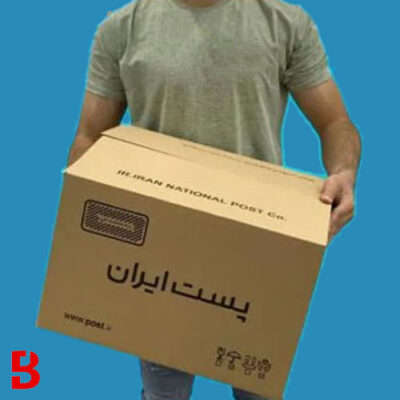 قیمت و خرید کارتن پستی سایز 8 طرح شرکت پست بسته 10 عددی | سهند بی استور